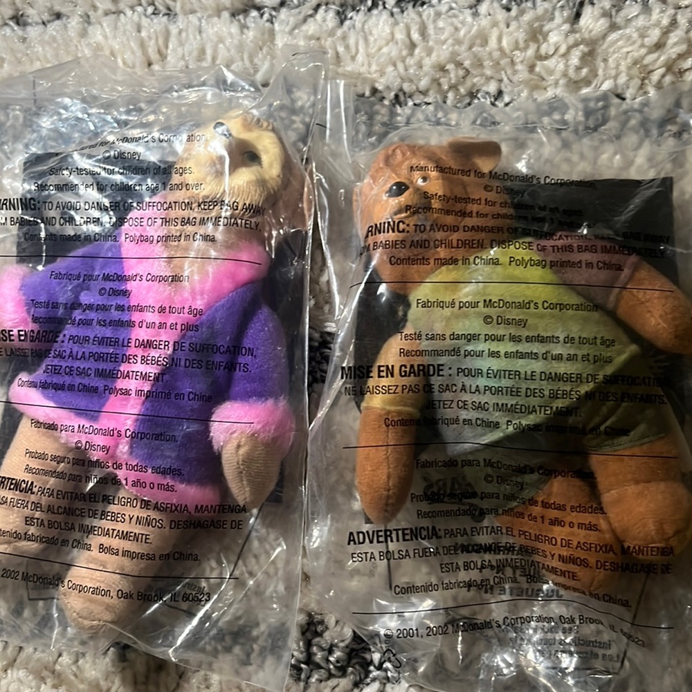 McDonald’s Happy meal country bears toys